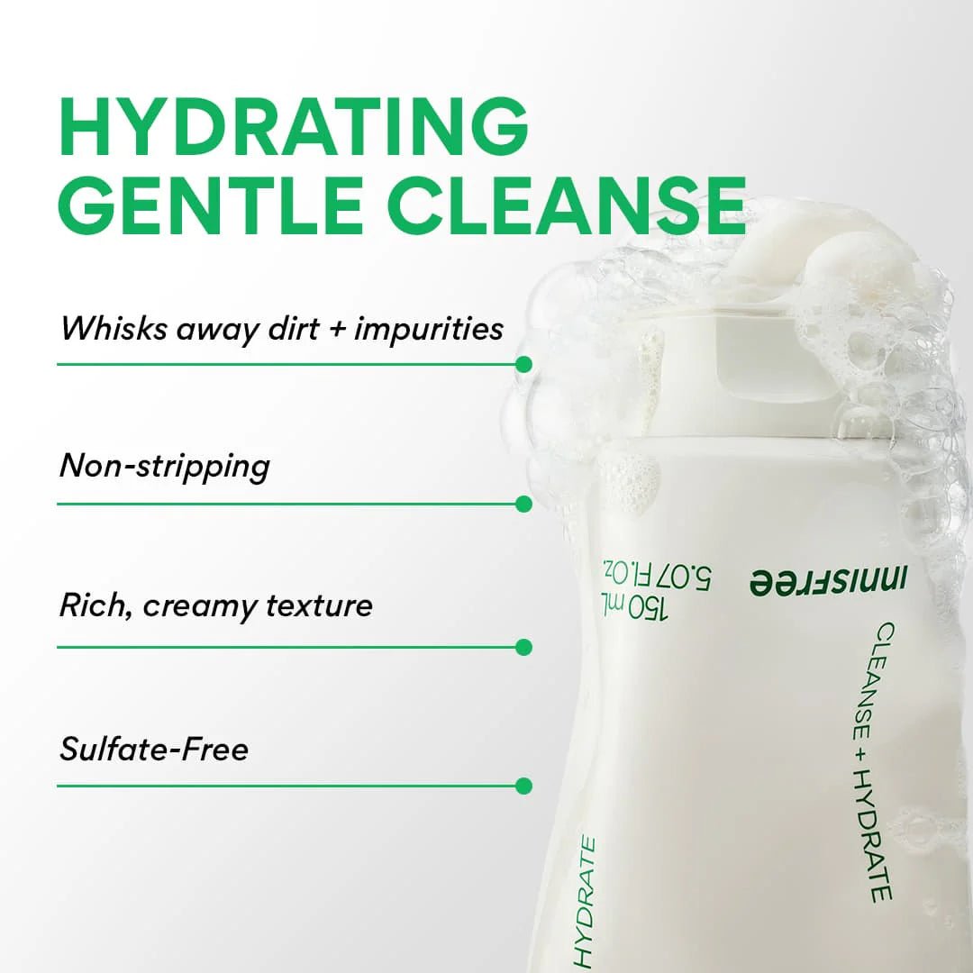 Green Tea Amino Hydrating Cleansing Foam 150g - Korean Beauty Avenue