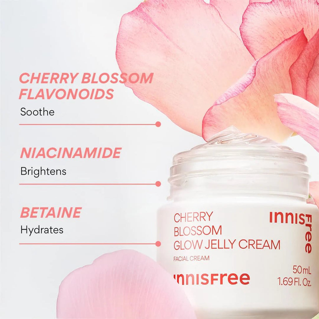 Cherry Blossom Glow Jelly Cream 50ml - Korean Beauty Avenue