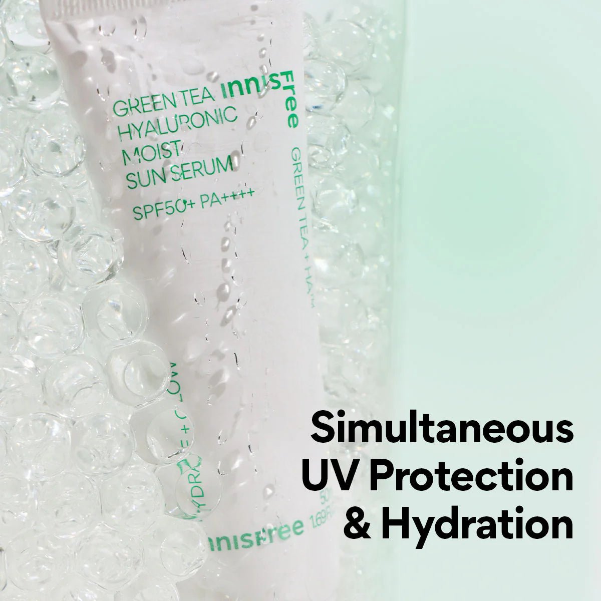 Green Tea Hyaluronic Sun Serum 50ml - Korean Beauty Avenue