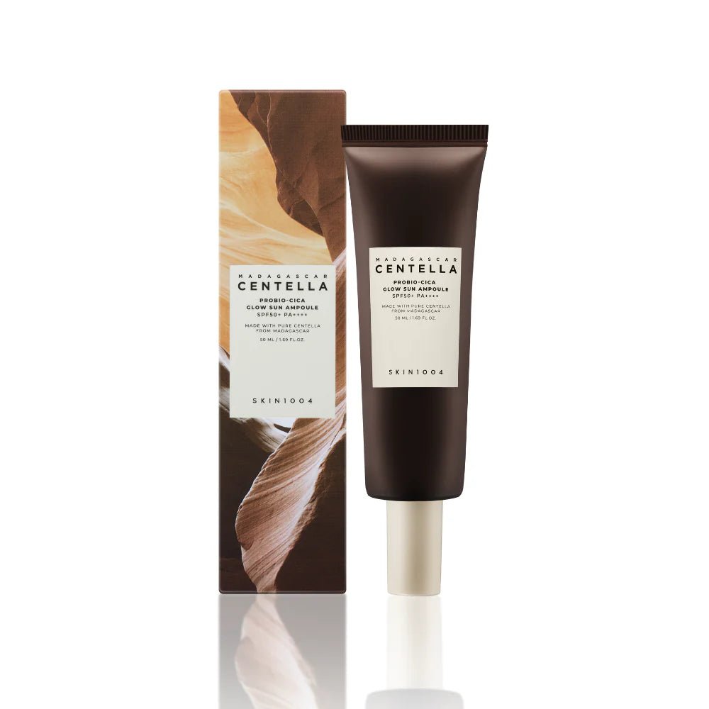 Madagascar Centella Probio - Cica Glow Sun Ampoule 50ml - Korean Beauty Avenue