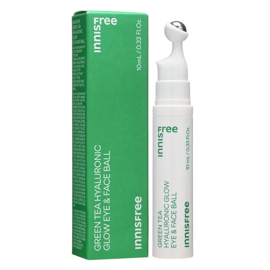Green Tea Hyaluronic Glow Eye & Face Ball 10ml - Korean Beauty Avenue