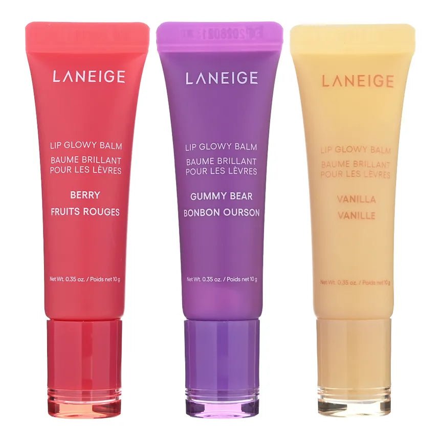 Lip Glowy Balm Trio Set 3 pcs - Korean Beauty Avenue
