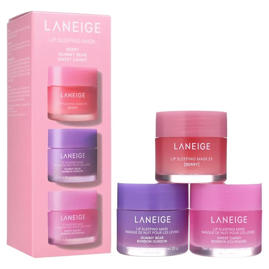 Lip Sleeping Mask Trio Set 3pcs - Korean Beauty Avenue