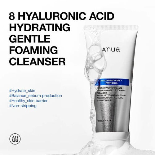 8 Hyaluronic Acid Hydrating Gentle Foaming Cleanser 150ml - Korean Beauty Avenue