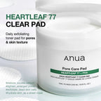 Heartleaf 77 Clear Pad 60 pads - Korean Beauty Avenue