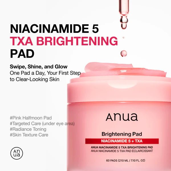 Niacinamide 5 TXA Brightening Pad 60 pads - Korean Beauty Avenue