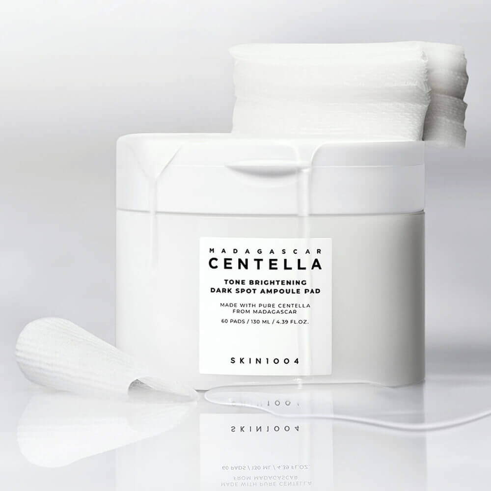 Madagascar Centella Tone Brightening Dark Spot Ampoule Pad 60 pads - Korean Beauty Avenue